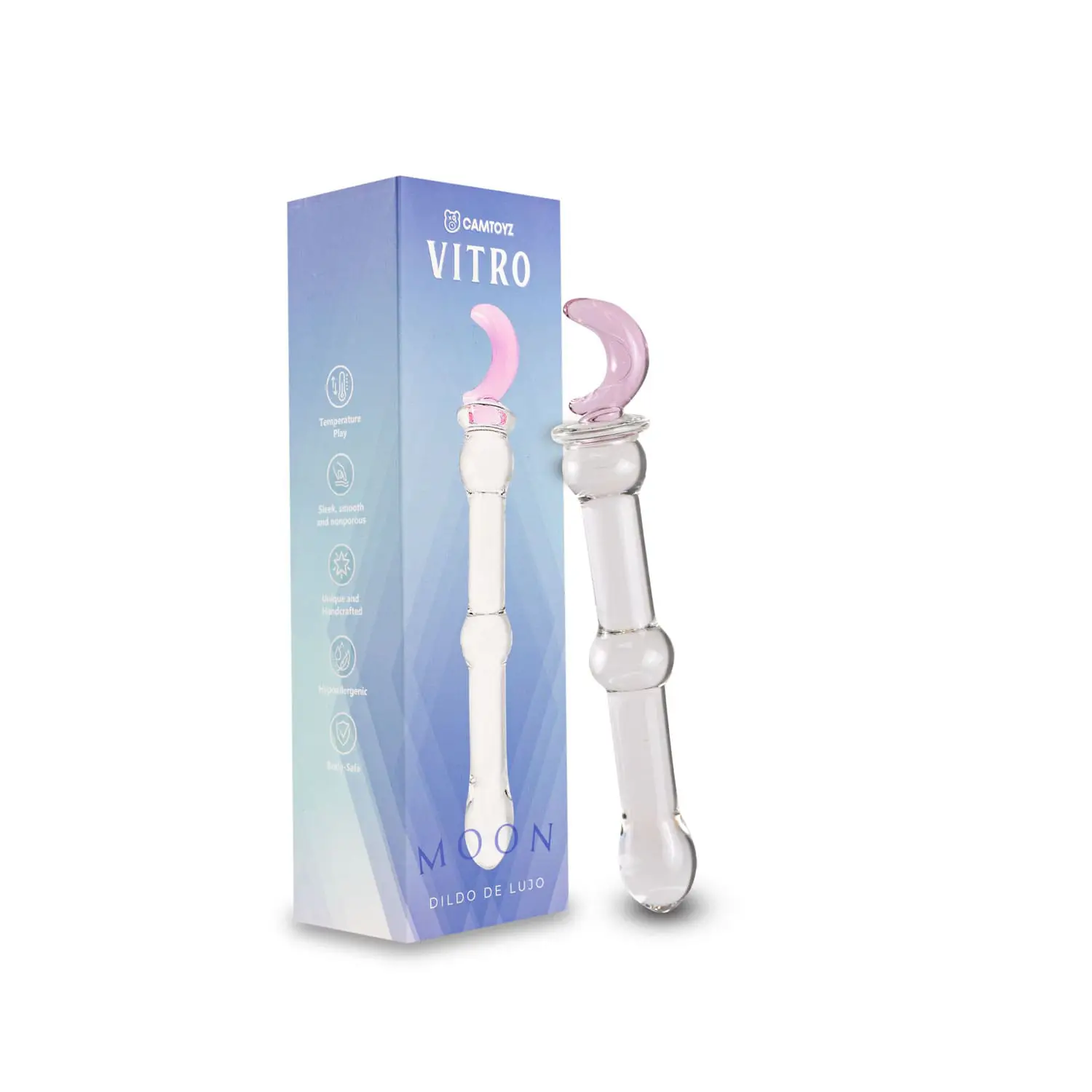 VITRO DILDO DE VIDRIO MOON CAMTOYZ