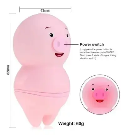 LENGUA VIBRADOR CERDITO CARGA USB - Image 3