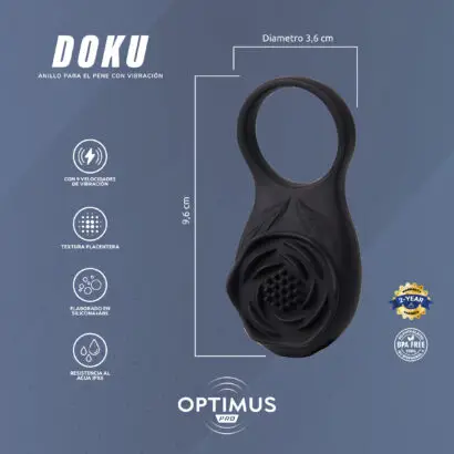 ANILLO VIBRADOR DOKU OPTIMUS PRO CON APP - Image 2