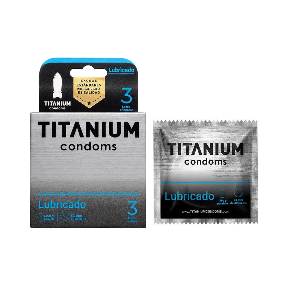 CONDONES TITANIUM LUBRICADO X 3 - Image 2
