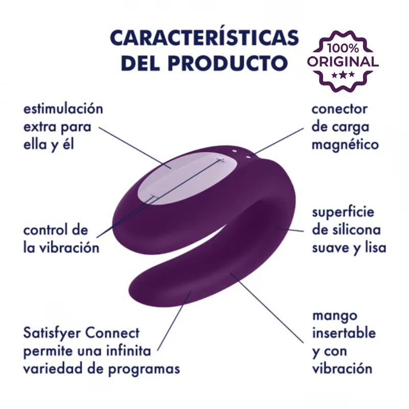 SATISFYER DOUBLE JOY PARA PAREJAS CON APP - Image 2