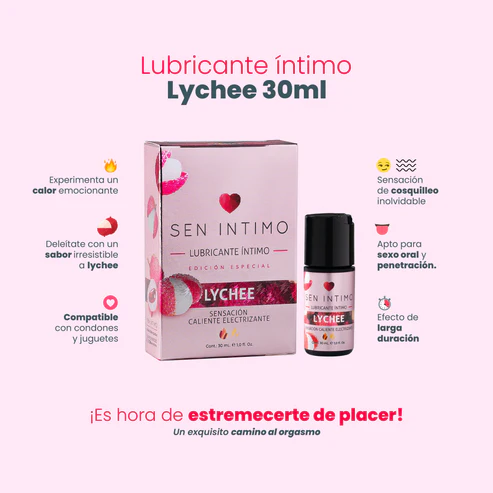 LUBRICANTE ELECTRIZANTE LYCHEE SEN INTIMO - Image 3